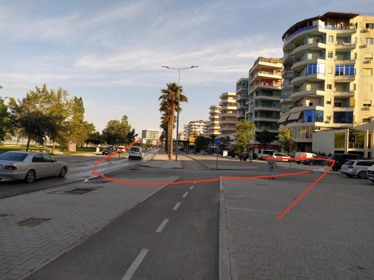 Lungomare Beach Apartments Vlorë Eksteriør billede